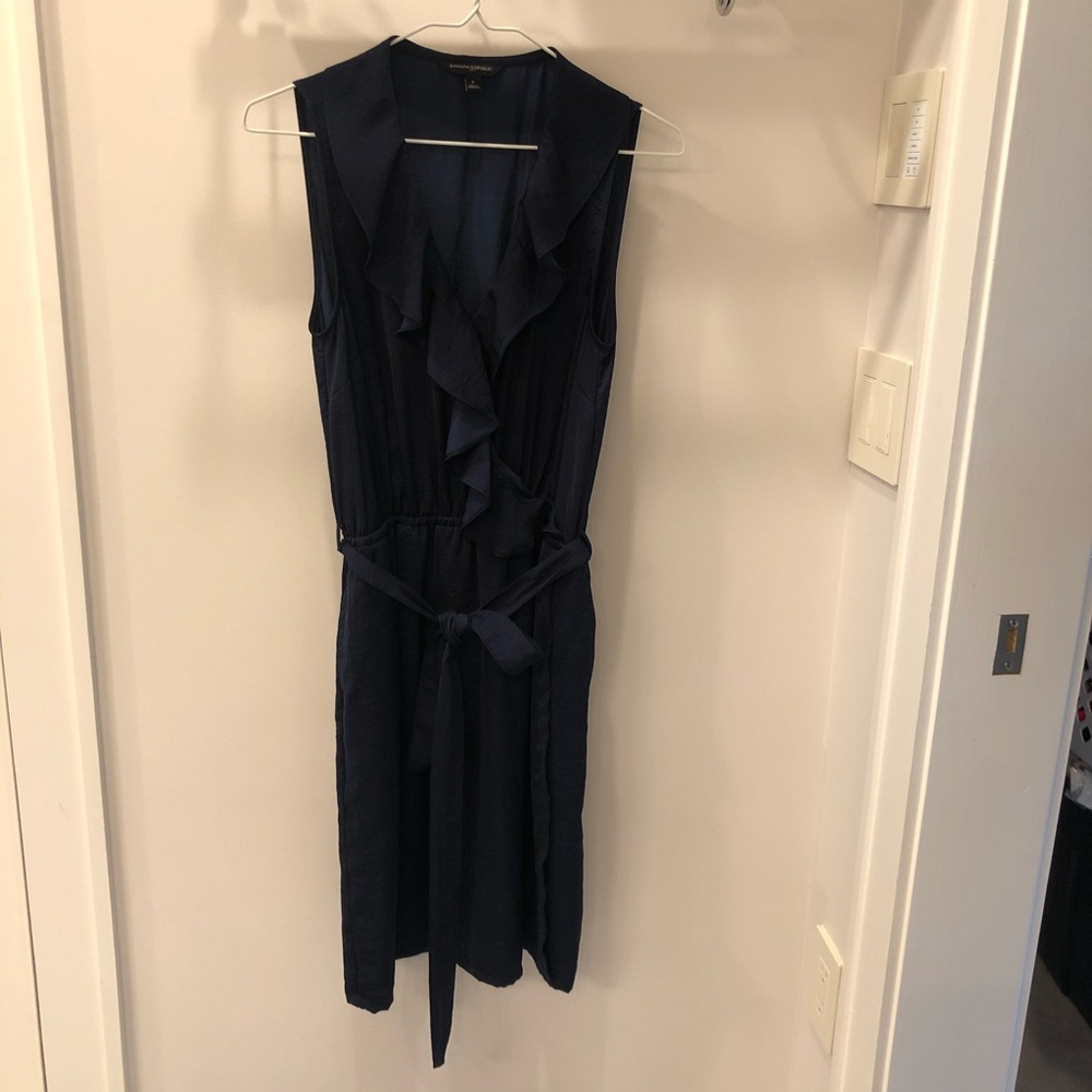 BANANA REPUBLIC NAVY SUMMER DRESS